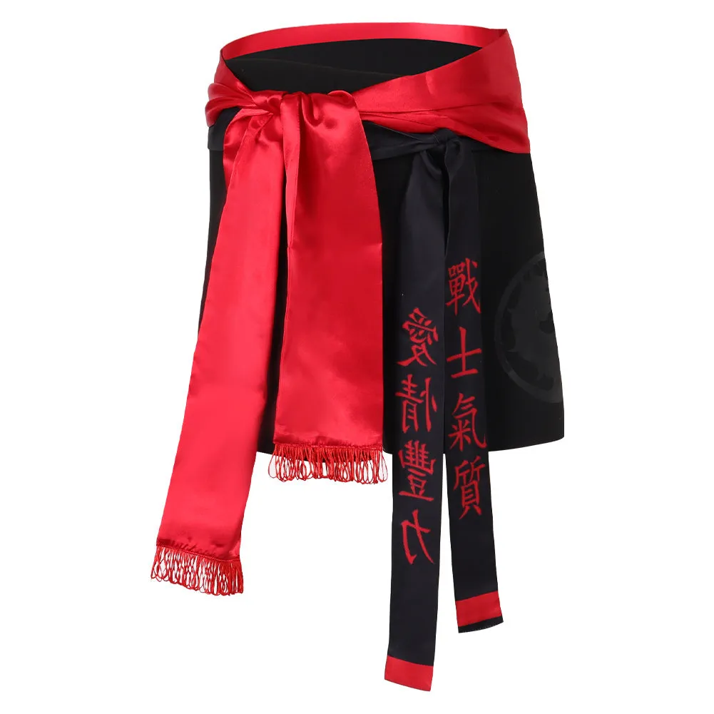 Mortal Kombat Johnny Cage Shorts Waist Protector Cosplay Costume Outfits Halloween Carnival Suit