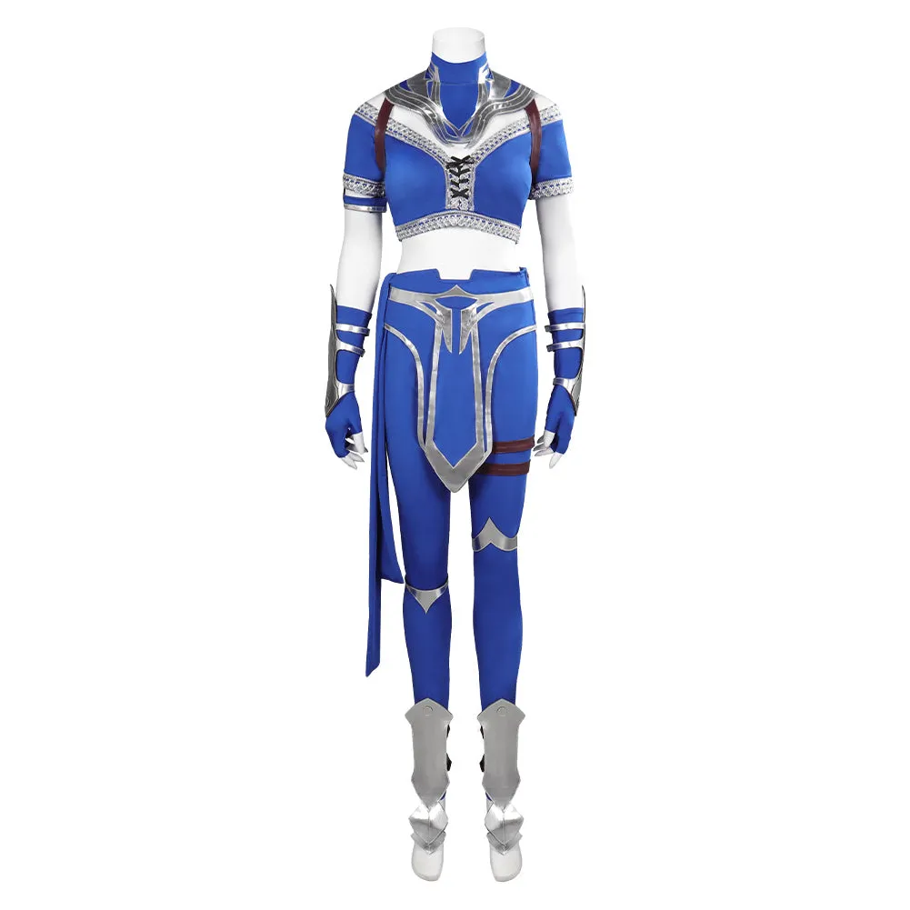 Mortal Kombat Kitana Cosplay Costume Halloween Carnival Suit