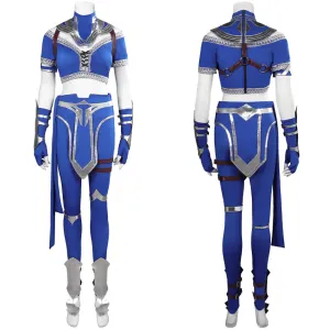 Mortal Kombat Kitana Cosplay Costume Halloween Carnival Suit