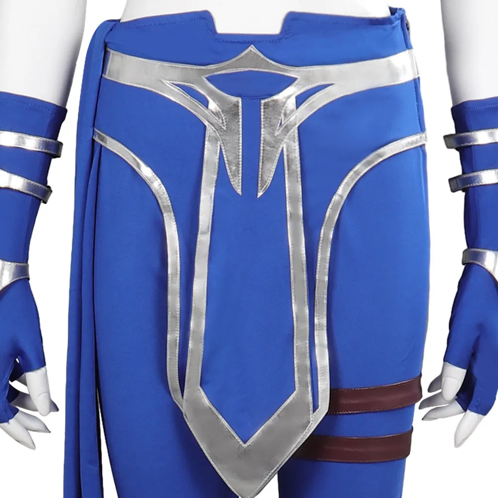 Mortal Kombat Kitana Cosplay Costume Halloween Carnival Suit
