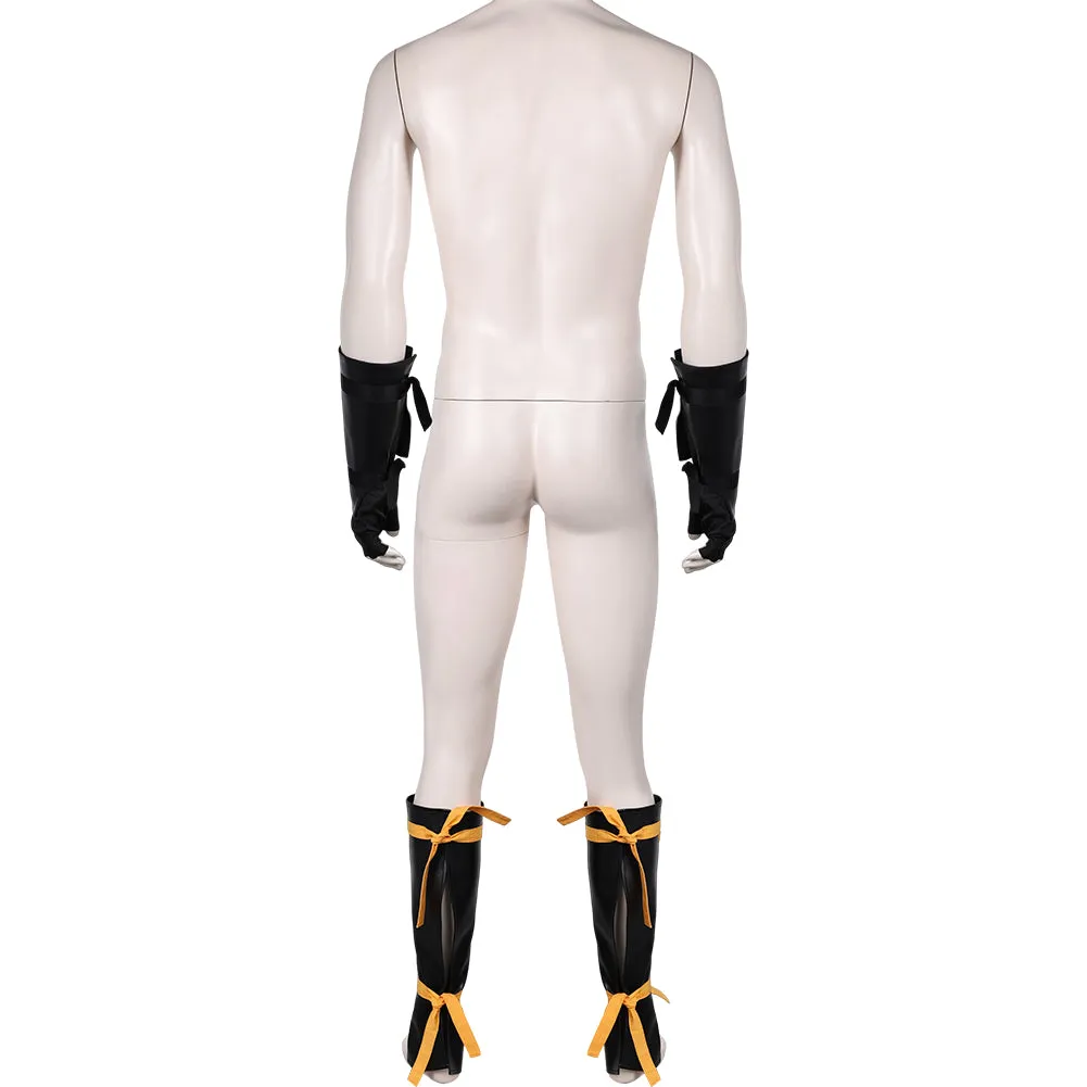 Mortal Kombat Scorpion Game Character Halloween Carnival Cosplay Costume Props