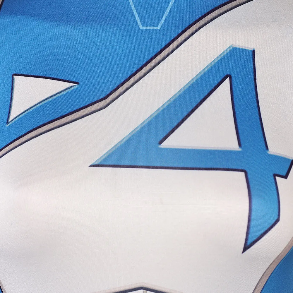 Mv Rivals Susan Storm Invisible Woman Cosplay Blue White Fantastic Four Sue Storm Jumpsuit Halloween Carnival Suit