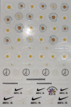 Nail Sticker - R315 Just Do It