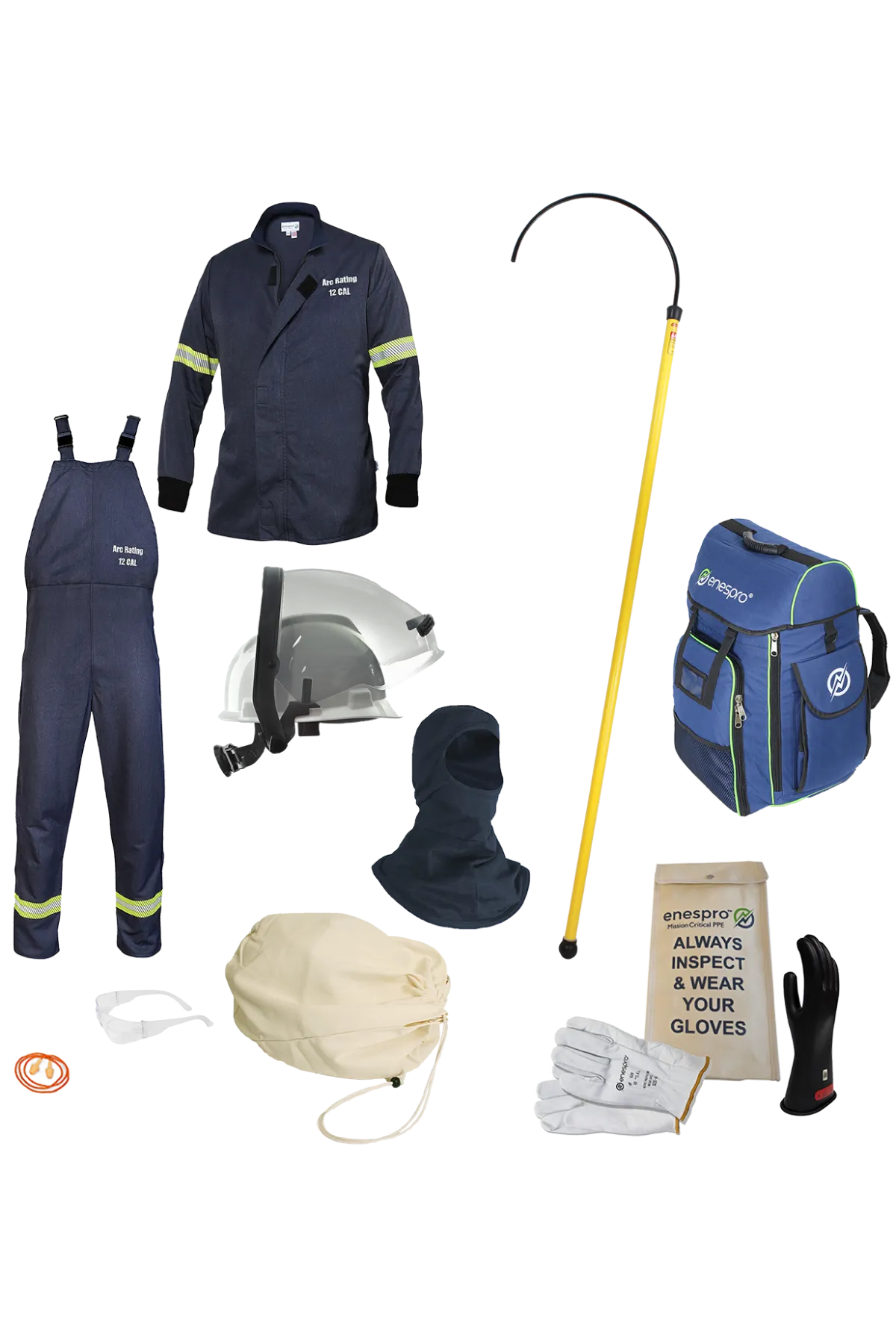 National Safety Apparel KTEV-12JBA Enespro 12 Cal Premium EV Hazard Protection Kit