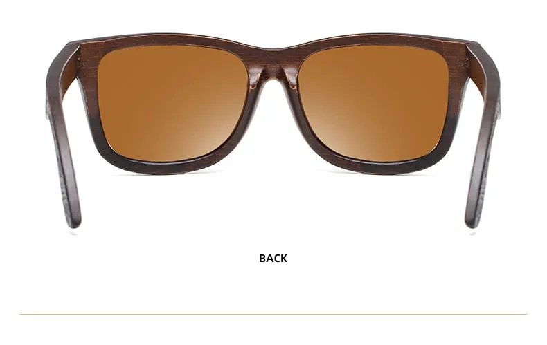Natural Bamboo Wooden Sunglasses