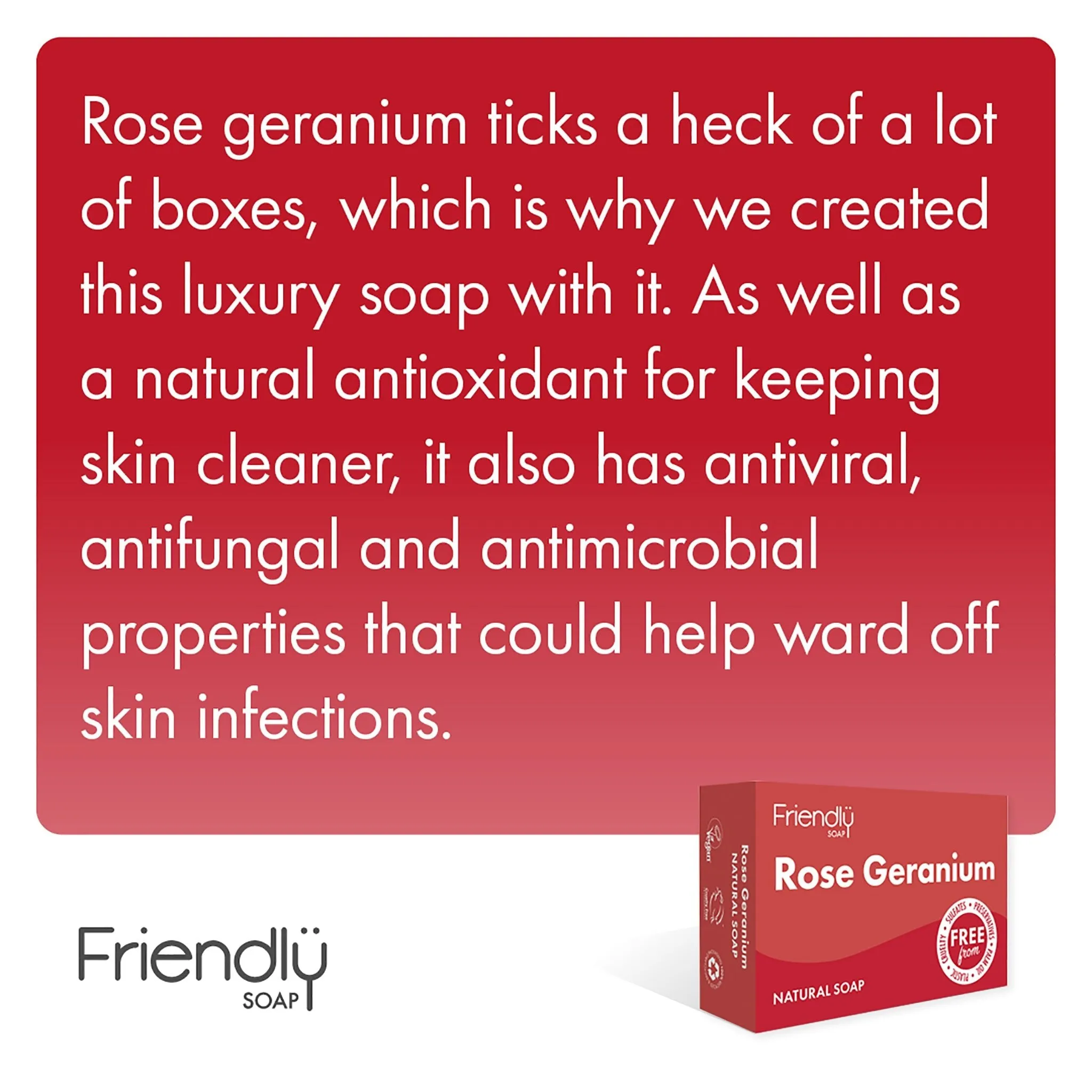 Natural Soap Bar | Rose Geranium