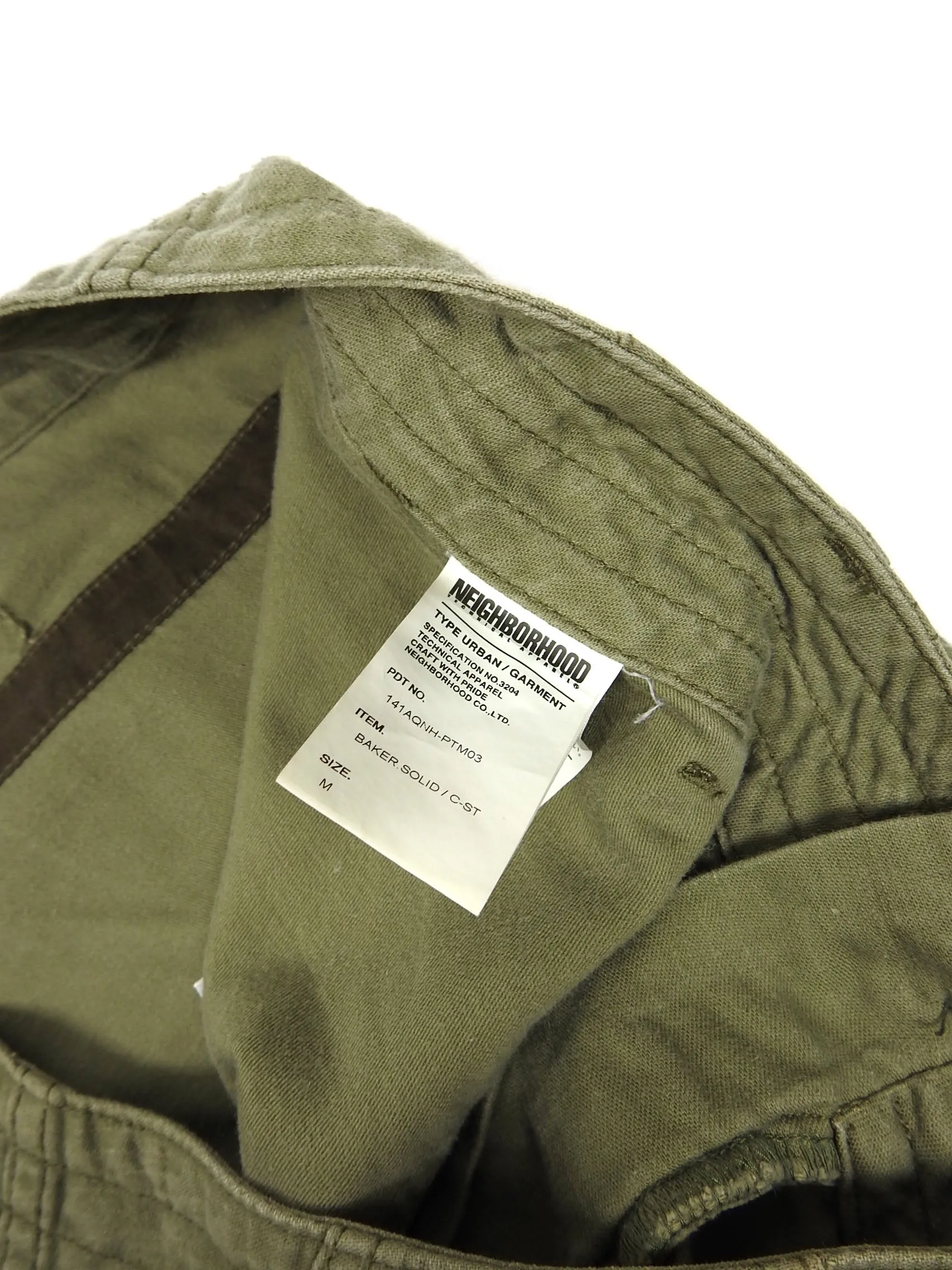 Neighborhood Olive Fatigue Shorts Size Medium