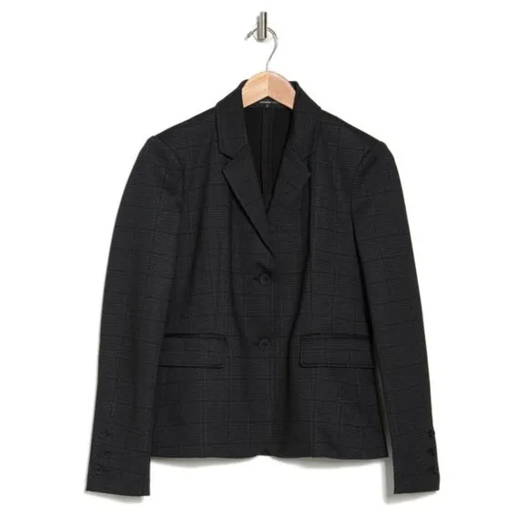 NEW Amanda &amp; Chelsea Plaid Two-Button Blazer Sz. 1X