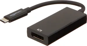 NEW AmazonBasics USB 3.1 Type-C to DisplayPort Adapter - Black