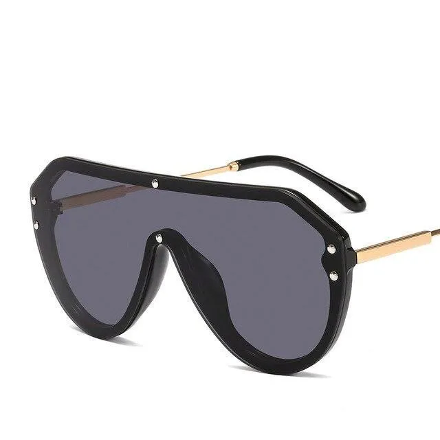 new arrival 2021 futuristic sunglasses women uv400 fendii sunglasses large oversized shades for women oculos de sol feminino
