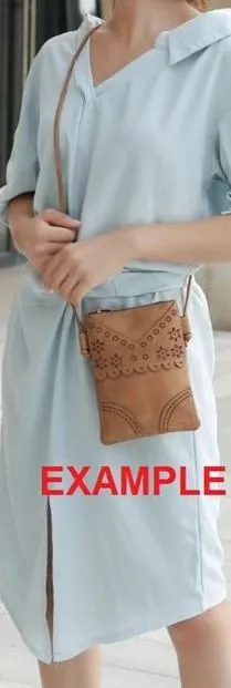 New Ecosse Design Crossbody leather purse in Yellow! Rear pocket to hold your Phone! Great Quality!