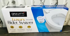 New in box! Gravitti Luxury Bidet System, self cleaning!