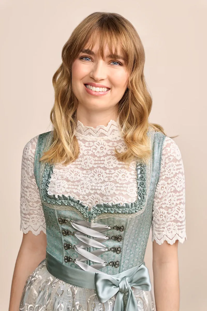 (new) Kruger Mini Dirndl 2pcs. 50cm "Lilinoe" turquoise