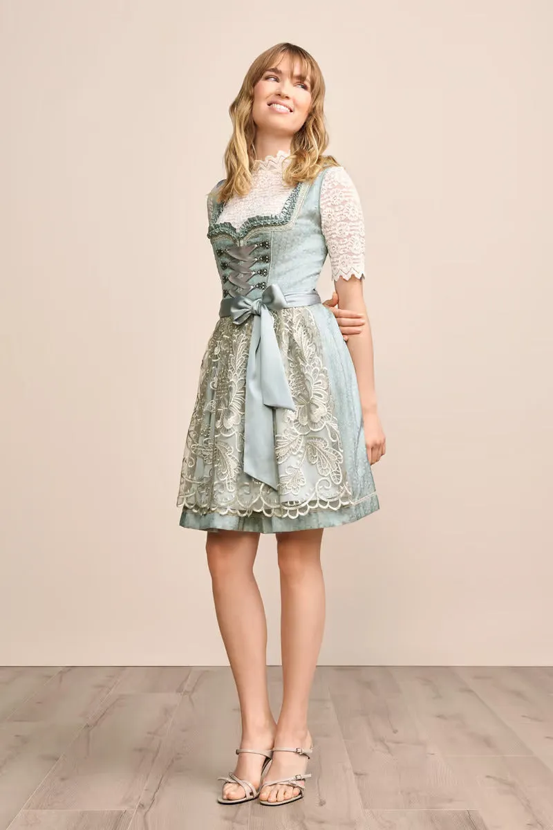 (new) Kruger Mini Dirndl 2pcs. 50cm "Lilinoe" turquoise