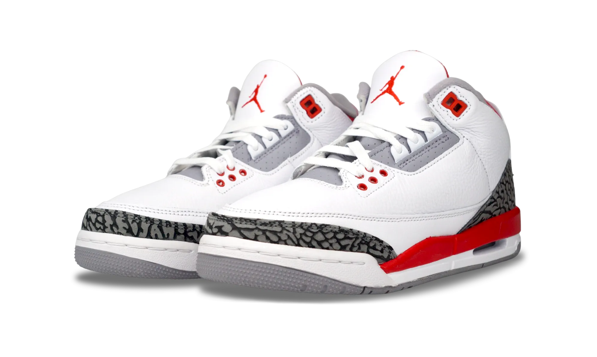 Nike Jordan 3 Retro Fire Red Cement Grey 2022 (DN3707-160/DM0967-160) Size 3Y-12