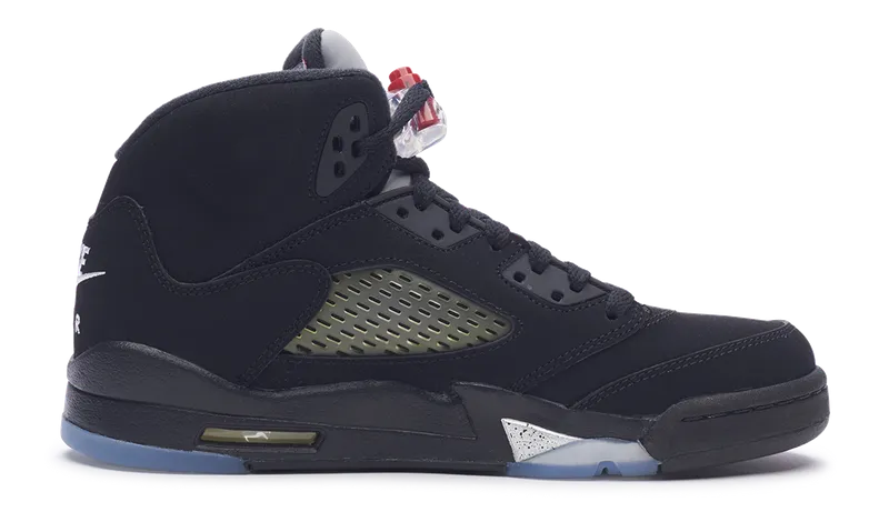 Nike Jordan 5 Retro Black Metallic 2016 GS (845036-003) Youth Size 4Y-6Y