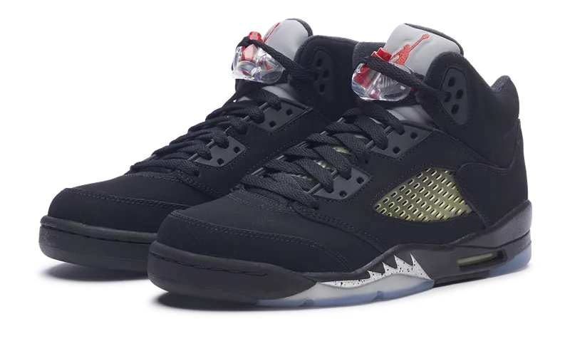 Nike Jordan 5 Retro Black Metallic 2016 GS (845036-003) Youth Size 4Y-6Y