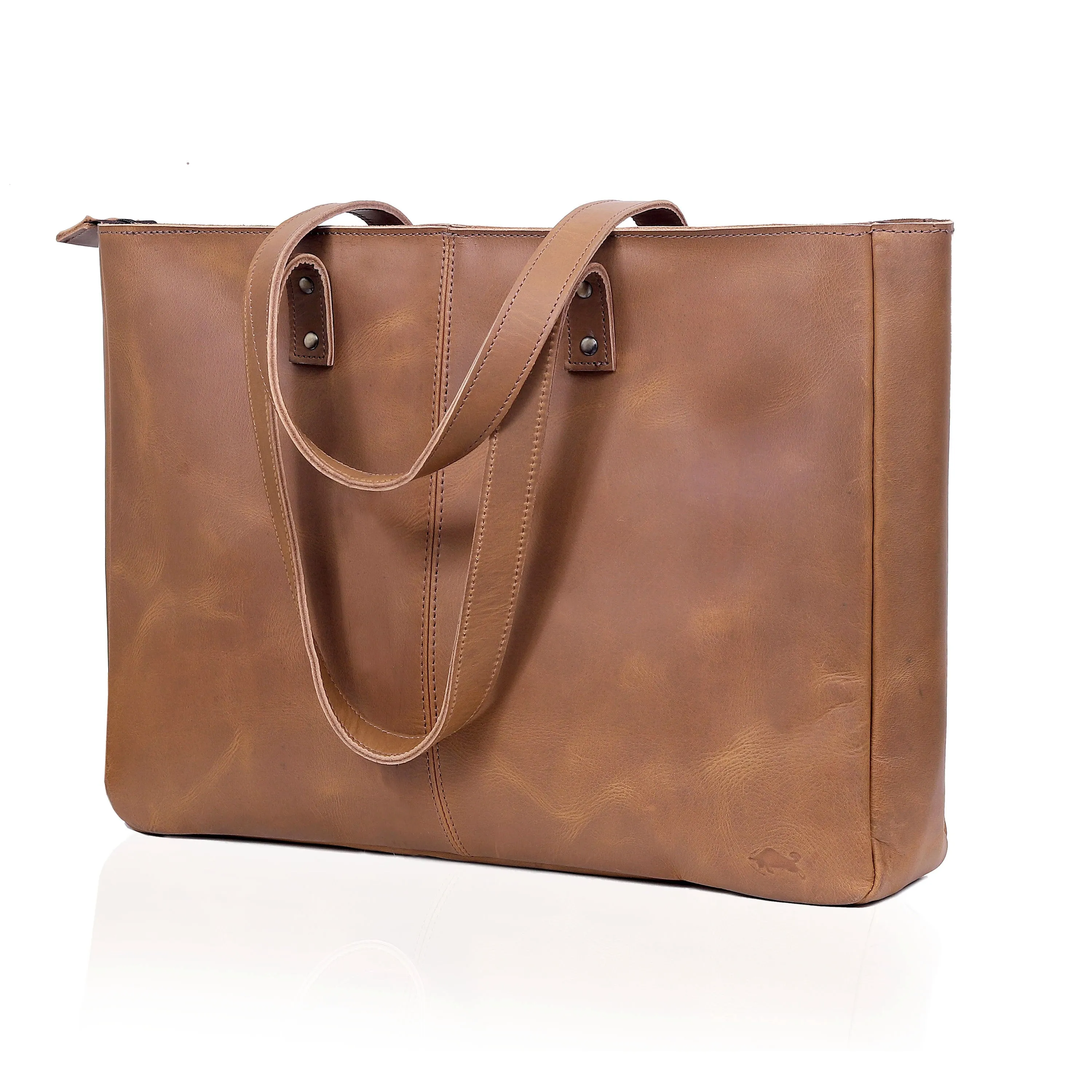 Nora Buffalo Leather Tote Bag