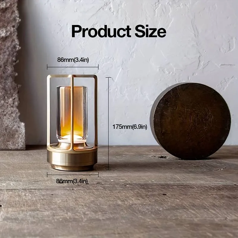 Nordic Crystal Lantern Lamp