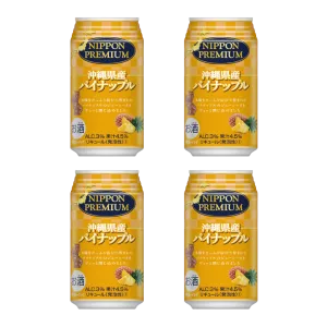 NP Pineapple Chuhai 350ml x4