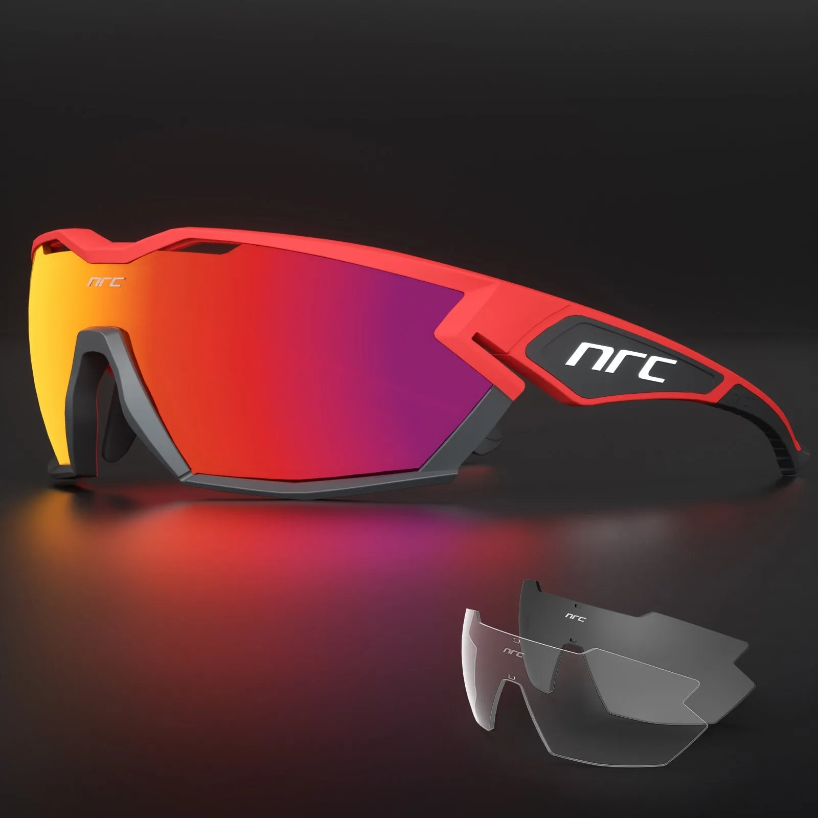 NRC Premium Class Ride - Cycling Sunglasses | UV Protection | Polarized Lenses