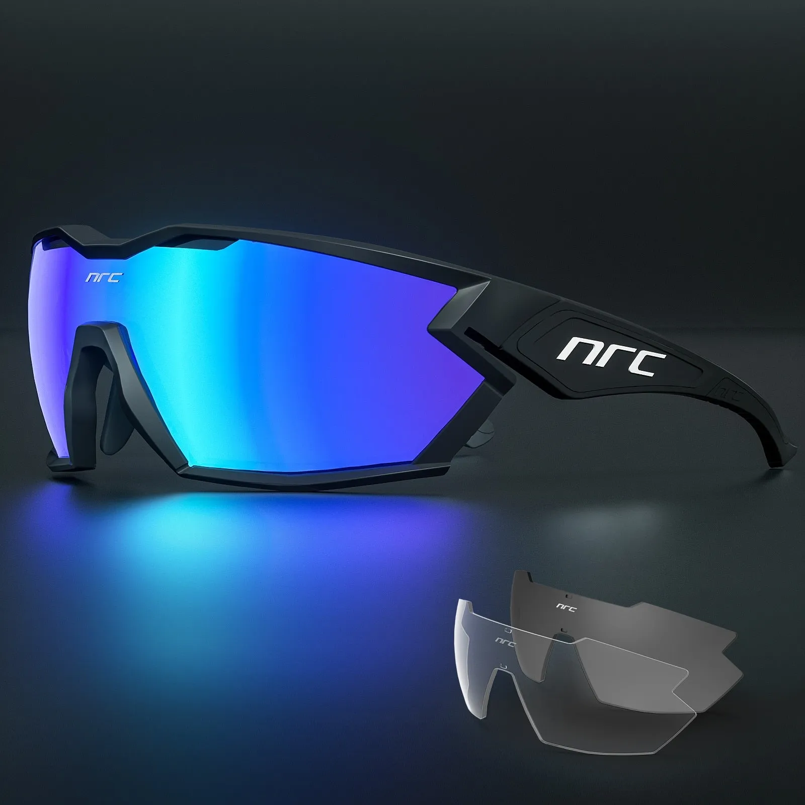 NRC Premium Class Ride - Cycling Sunglasses | UV Protection | Polarized Lenses