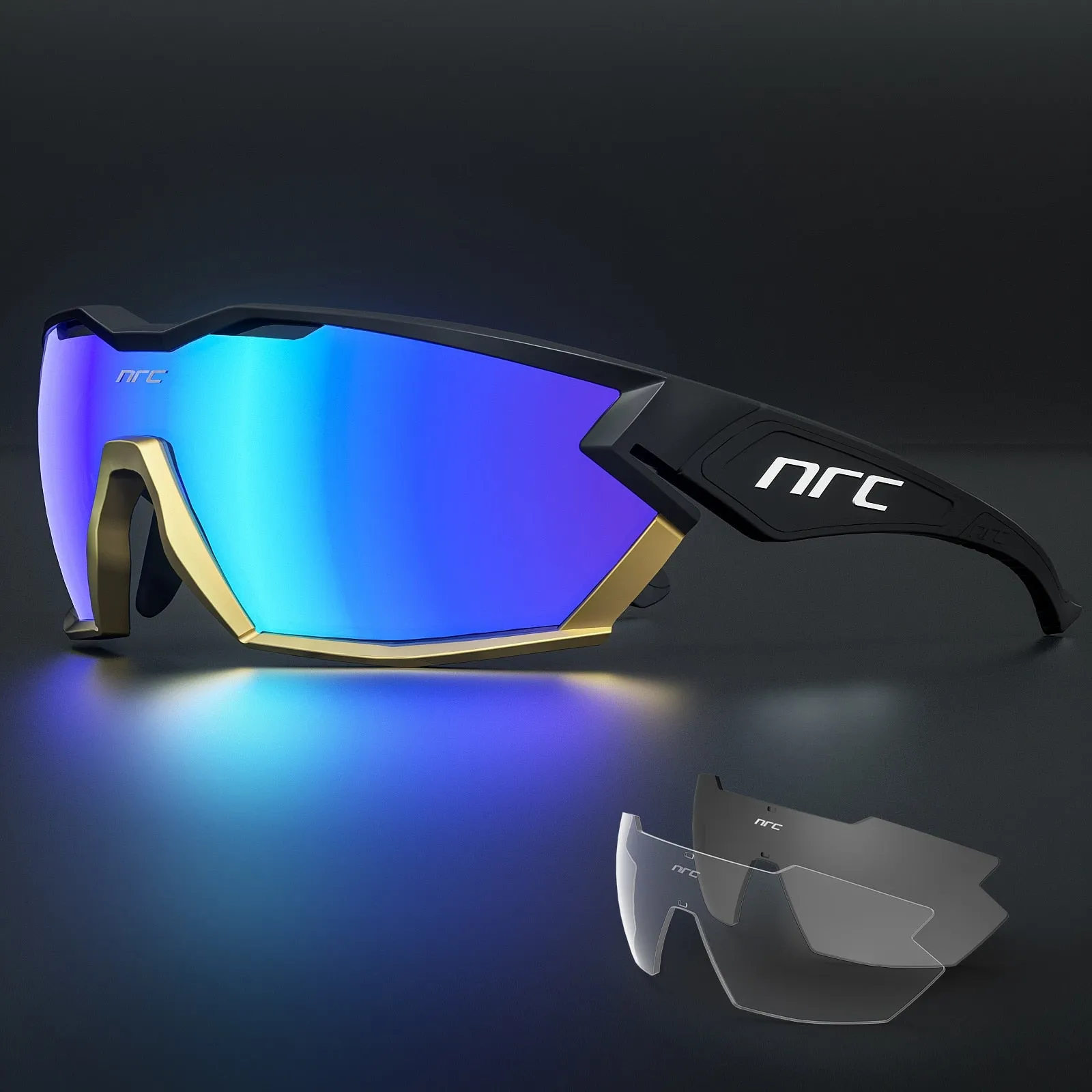 NRC Premium Class Ride - Cycling Sunglasses | UV Protection | Polarized Lenses