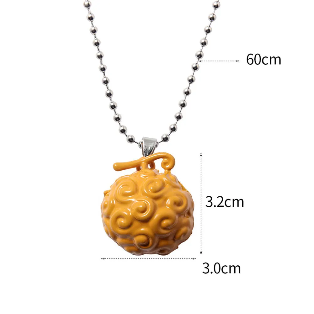 One Piece Devil Fruit Necklace Pendant  Accessories