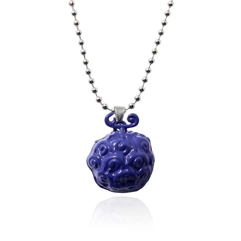 One Piece Devil Fruit Necklace Pendant  Accessories