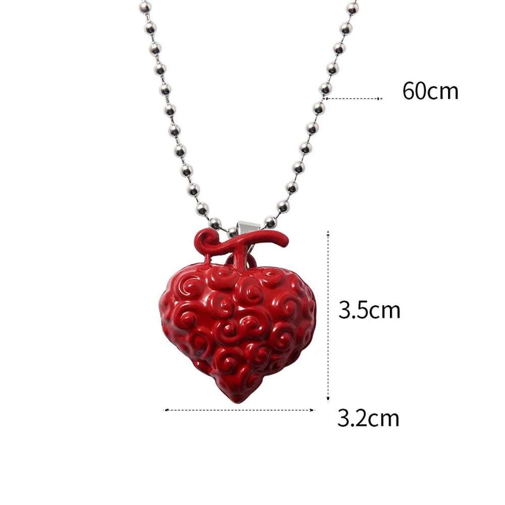 One Piece Devil Fruit Necklace Pendant  Accessories