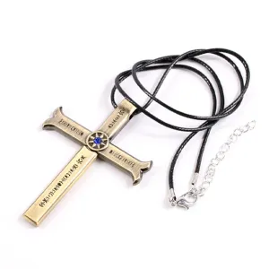 One Piece Dracule Mihawk Anime Character Cosplay Necklace Halloween Carnival Costume Accessories Props