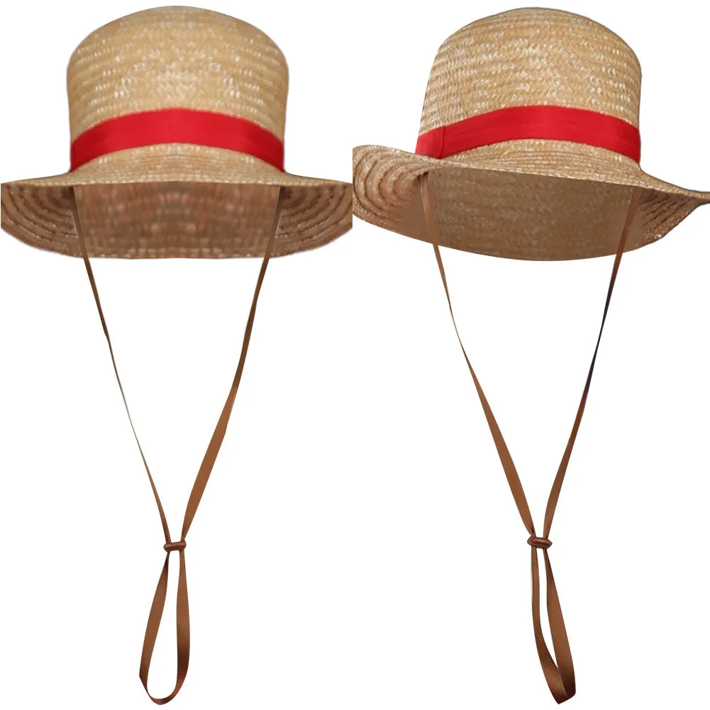 One Piece Luffy Hat Cosplay Hat Cap Halloween Carnival Costume Accessories