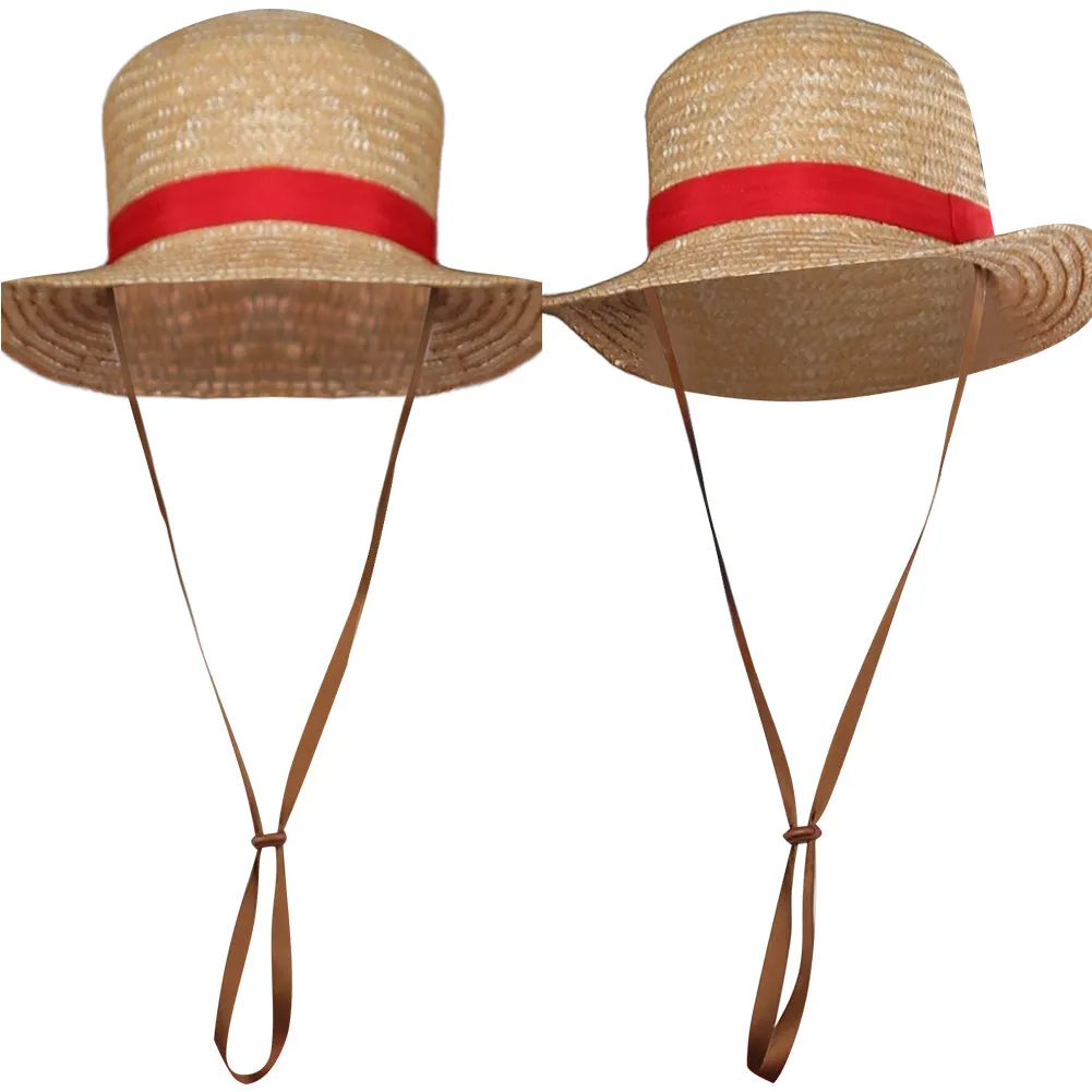 One Piece Luffy Hat Cosplay Hat Cap Halloween Carnival Costume Accessories