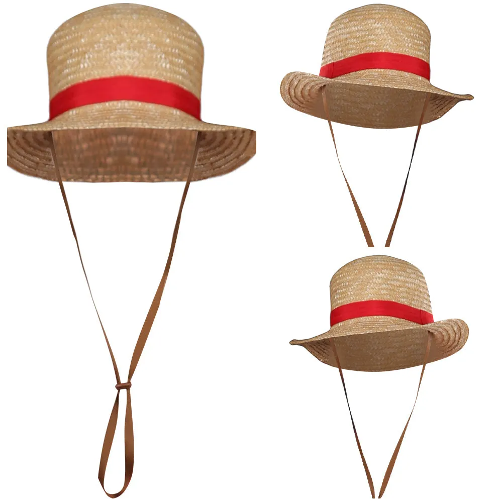 One Piece Luffy Hat Cosplay Hat Cap Halloween Carnival Costume Accessories