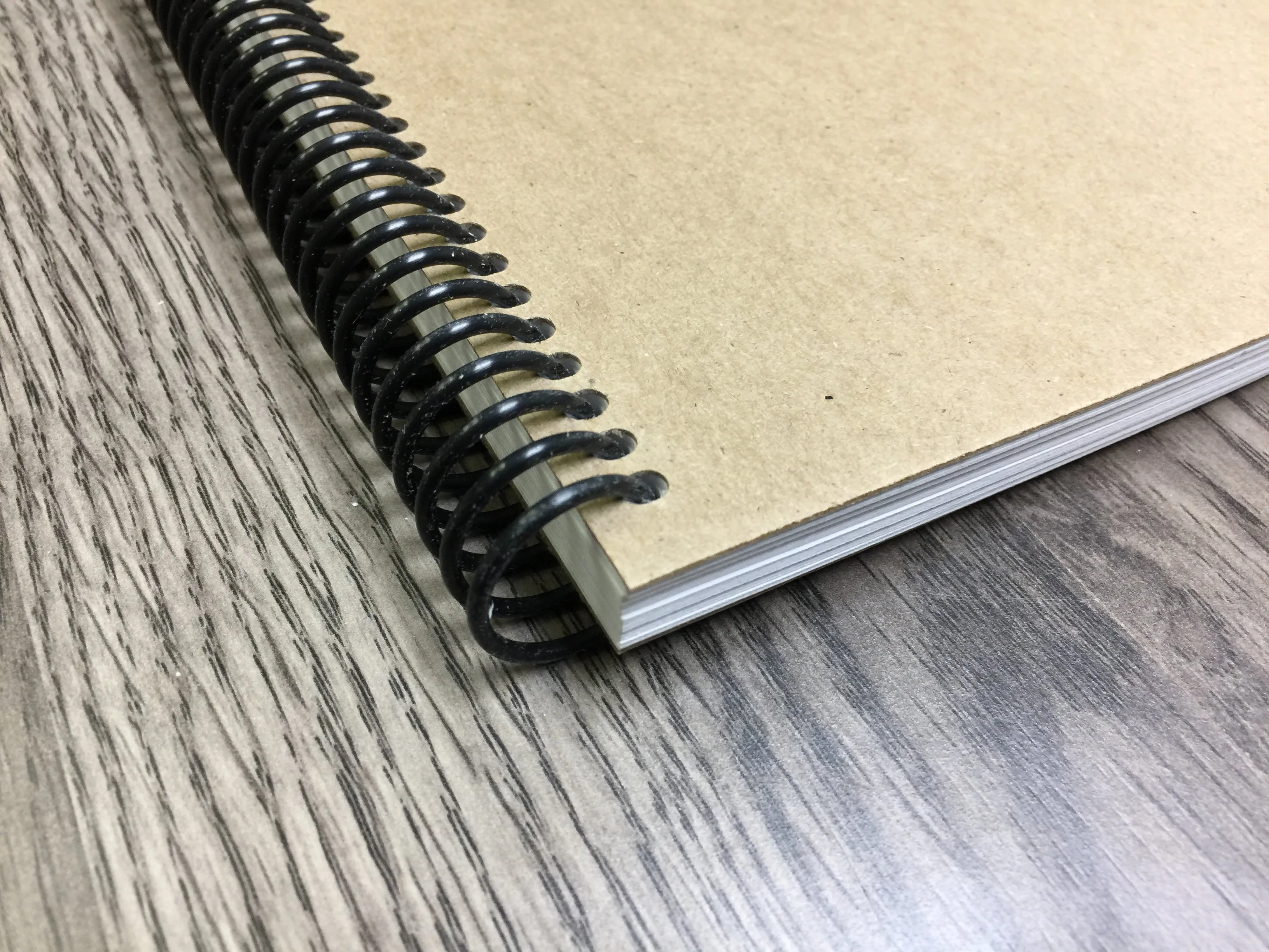 Orange Media GRID Sketchbook. Spiral Bound. Left Spine. Multi-Media. (8.5" x 11") 1/8" BOX. (GREY). SB-2550-LS