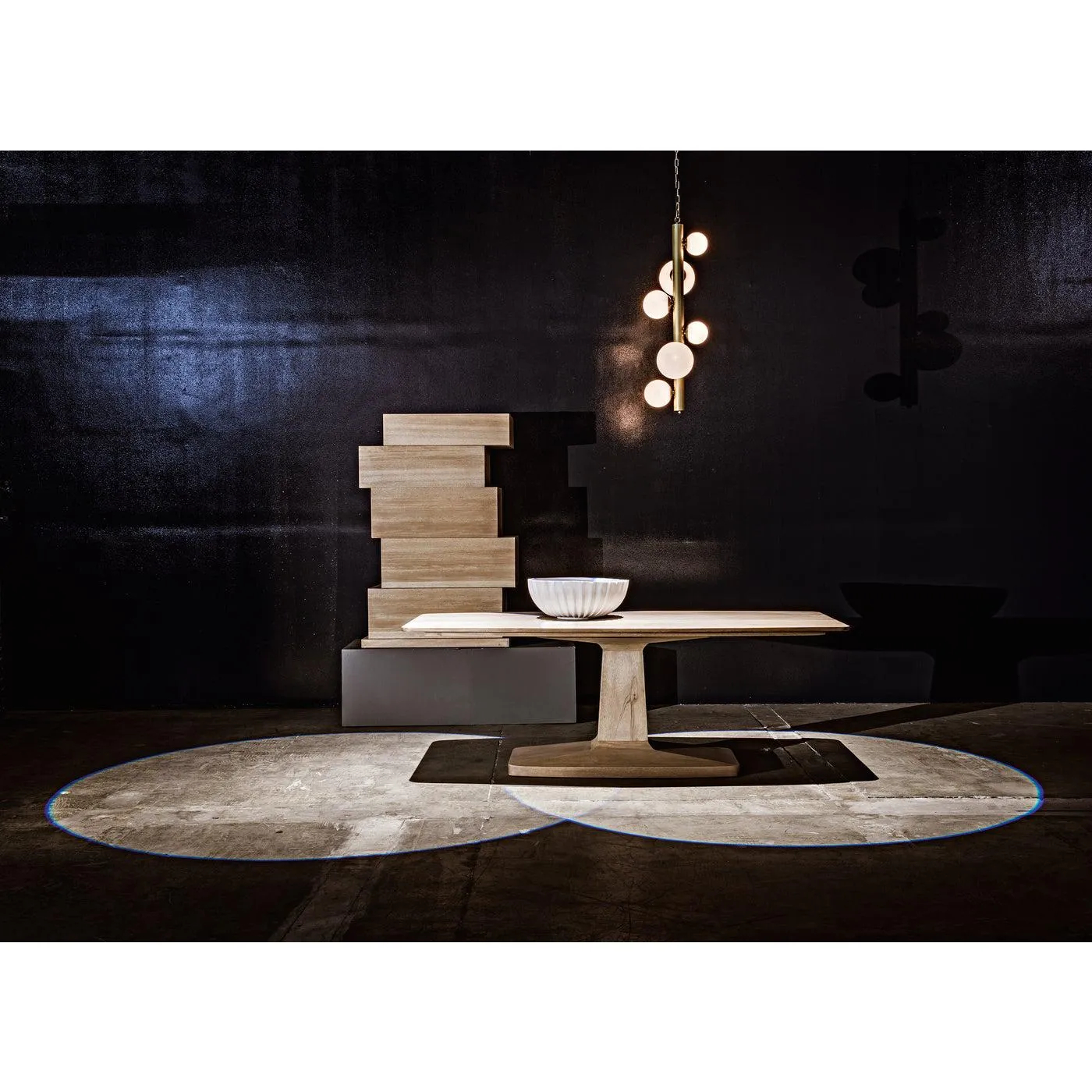 Orellana Chandelier, Metal with Brass Finish