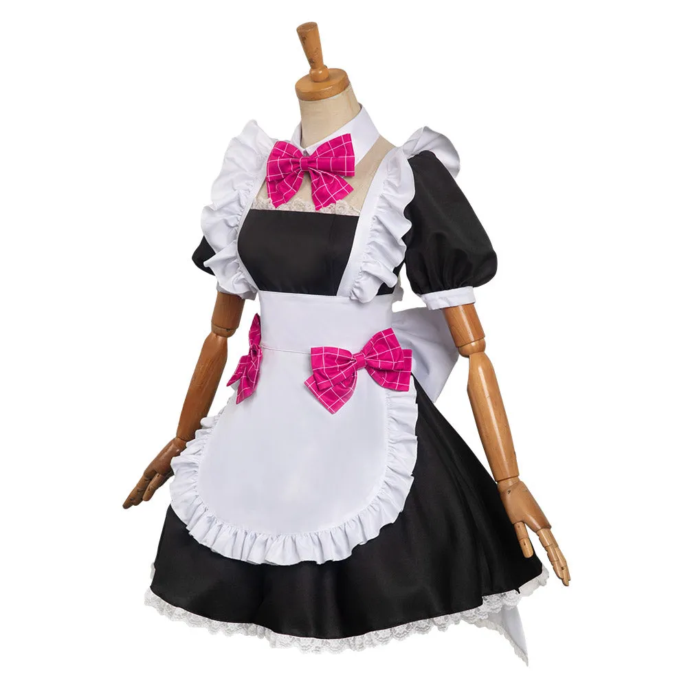 Oshi No Ko My Idol's Child Hoshino Ai Cosplay Costume Women Girls Maid Dress Outfits Halloween Carnival Suit