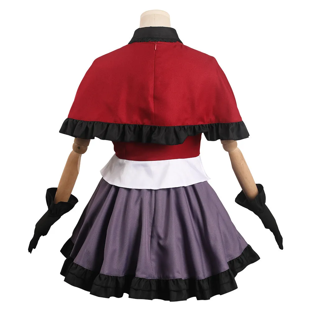 Oshi No Ko My Idol's Child Hoshino Rubii Cosplay Red Singing Costume Outfits Halloween Carnival Suit