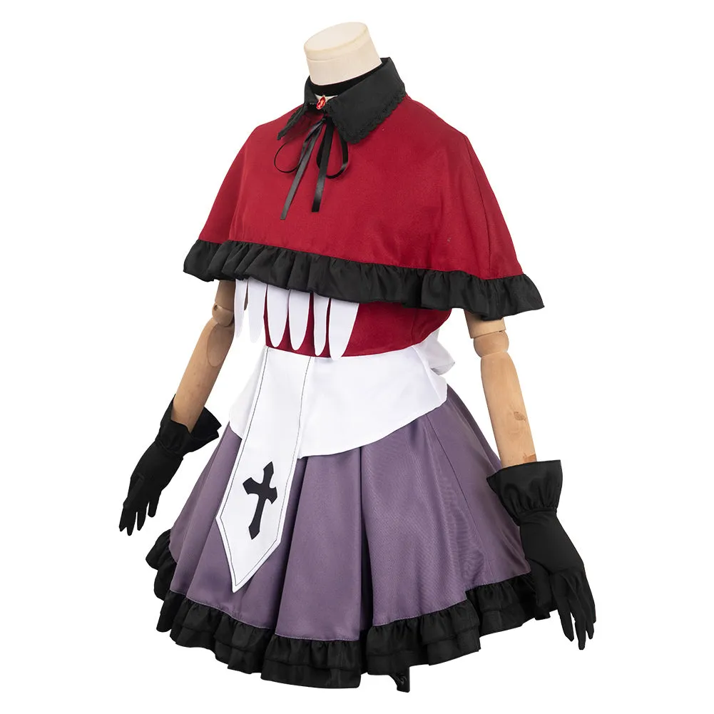Oshi No Ko My Idol's Child Hoshino Rubii Cosplay Red Singing Costume Outfits Halloween Carnival Suit