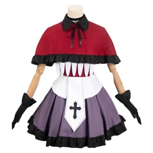 Oshi No Ko My Idol's Child Hoshino Rubii Cosplay Red Singing Costume Outfits Halloween Carnival Suit