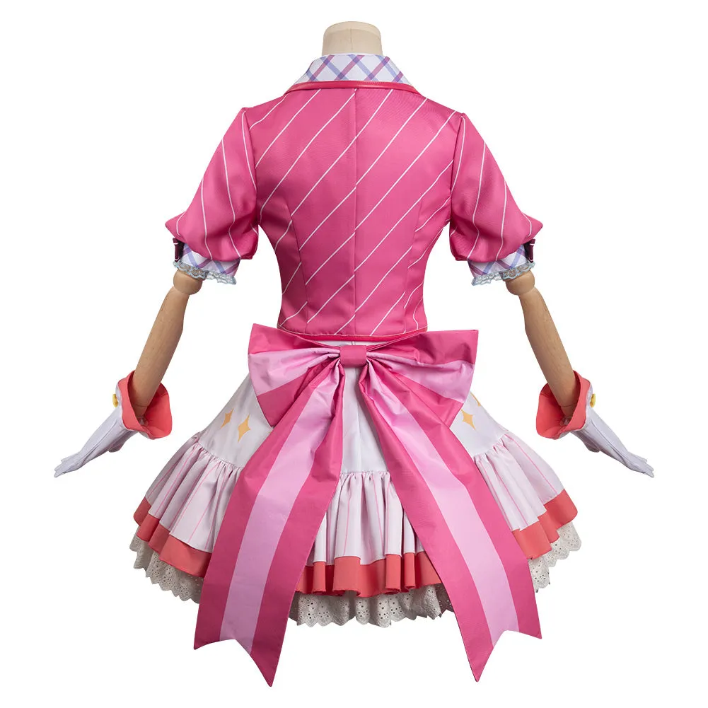 Oshi No Ko My Idol's Child Hoshino Rubii Pink Singing Outfits Cosplay Costume Halloween Carnival Suit