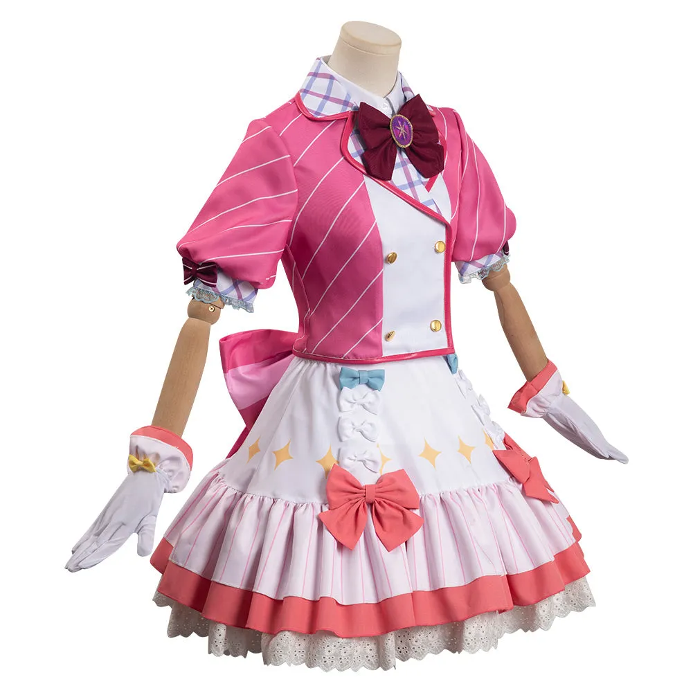 Oshi No Ko My Idol's Child Hoshino Rubii Pink Singing Outfits Cosplay Costume Halloween Carnival Suit