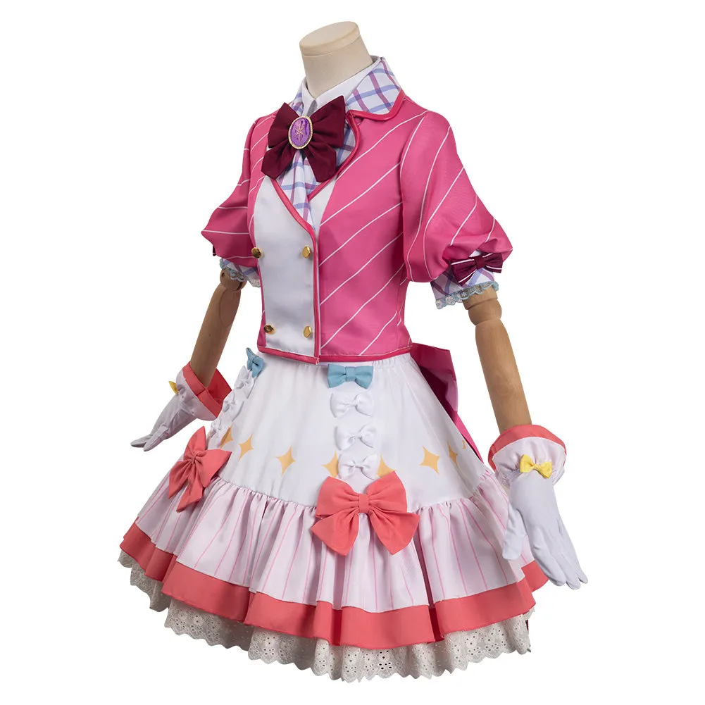 Oshi No Ko My Idol's Child Hoshino Rubii Pink Singing Outfits Cosplay Costume Halloween Carnival Suit
