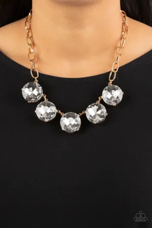 Paparazzi Limelight Luxury - Gold Necklace