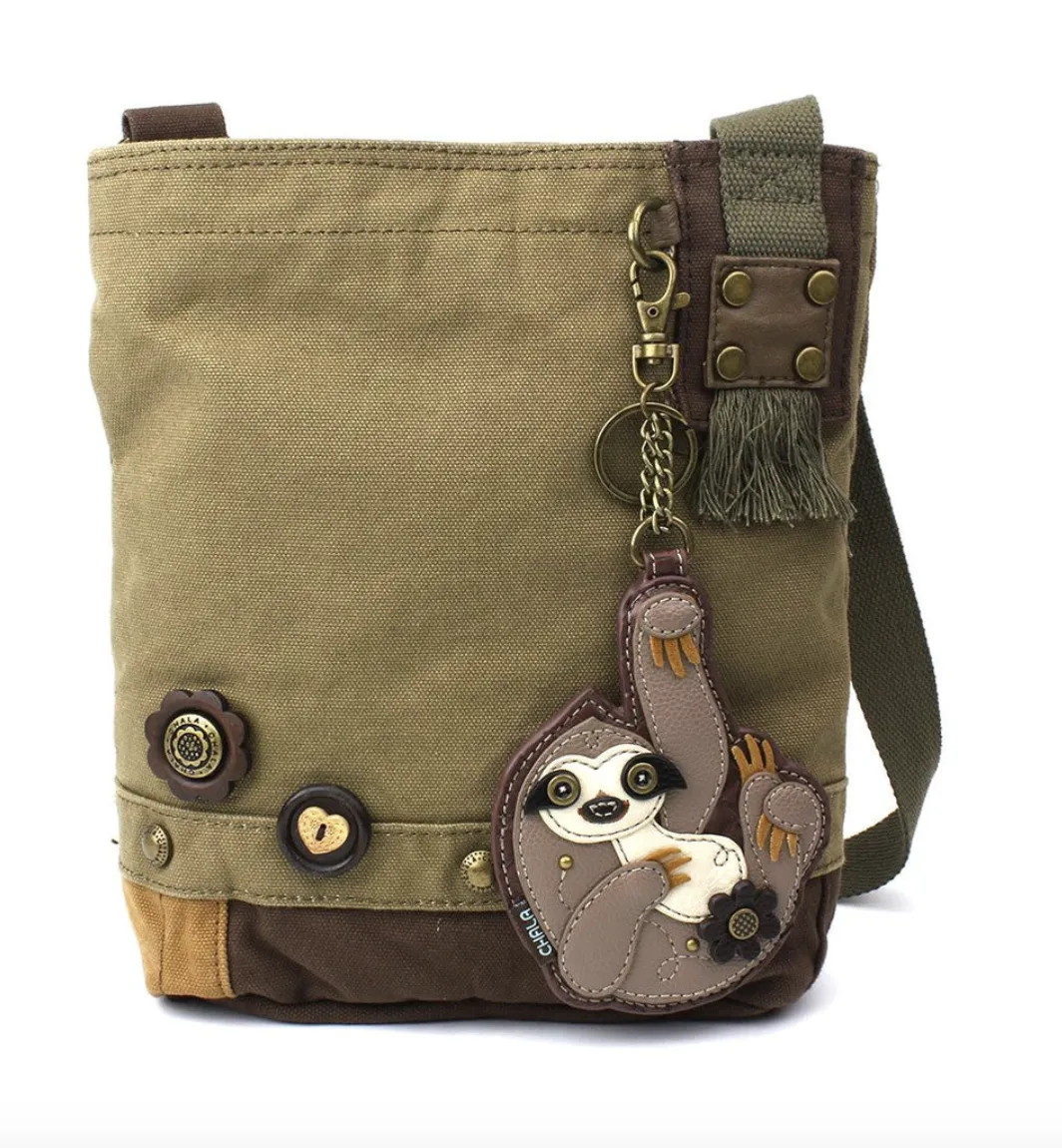 Patch Crossbody Bag - Sloth
