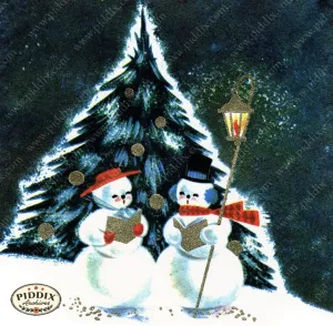 PDXC20159b -- Snowmen, women