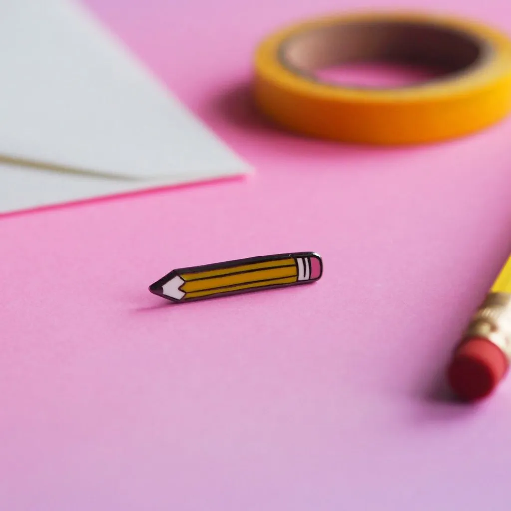 Pencil Enamel Pin