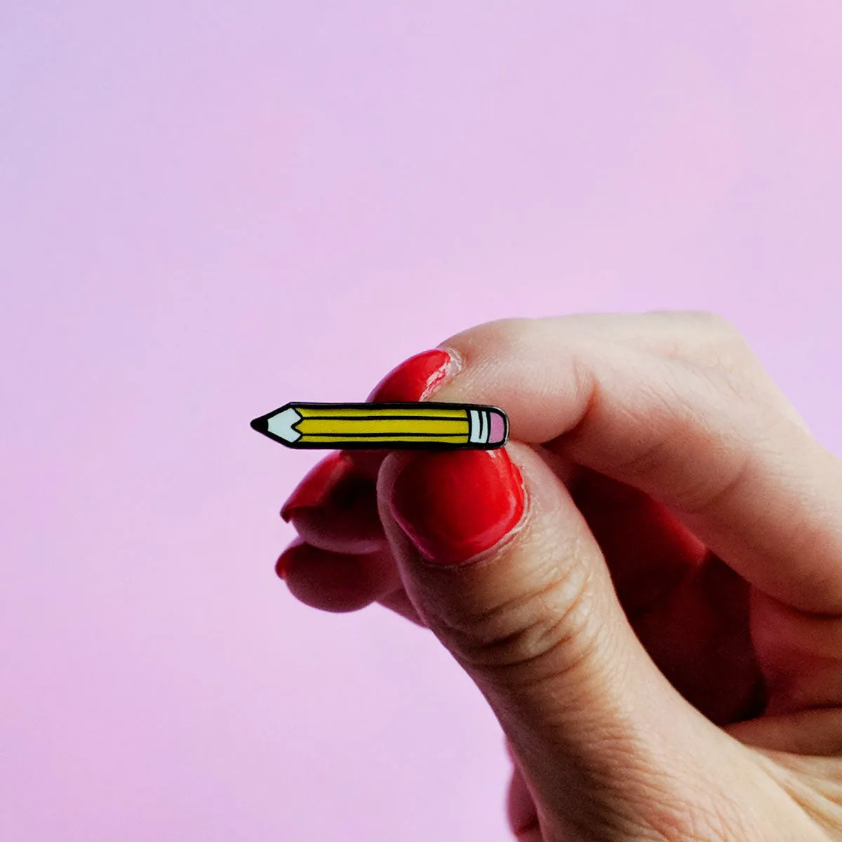 Pencil Enamel Pin