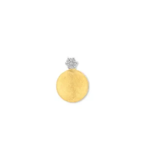 Pendentif motif - Or Jaune et Blanc, Diamants (065063/A)
