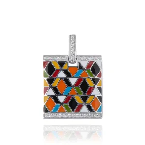 Pendentif UNASTORIA - Siena, Argent et Zircons (BQ121193)